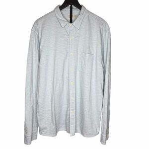 Faherty Light Blue Casual Button-Down Shirt Size XL